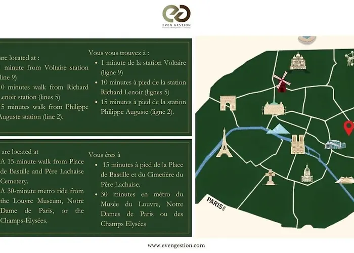 Place Leon Blum - Voltaire - 1 Bedroom *